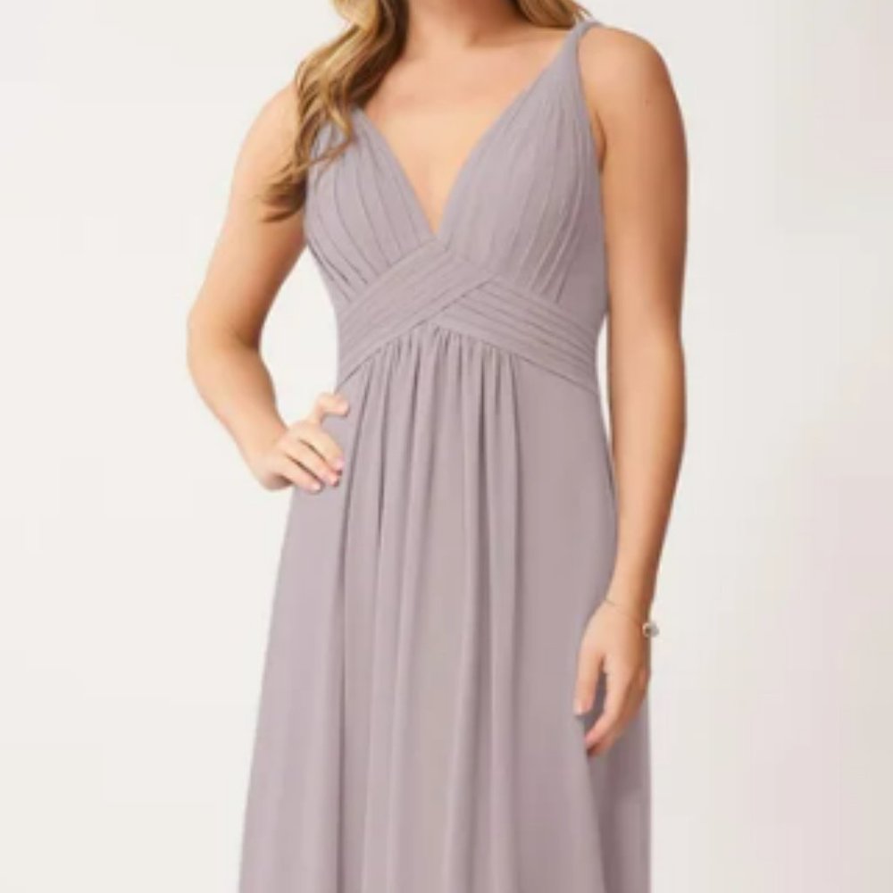 NWT Azazie Maren Dress Wisteria Size 4 Long Bridesmaids dress